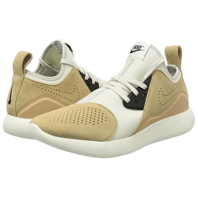 Nike LunarCharge Running Shoes Men’s White Brown