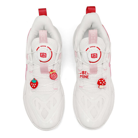IVERSON Ice Cream Cushioning Slip Resistant Abrasion Resistant Breathable Low top Basketball Shoes Unisex