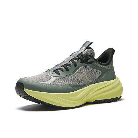 Anta Kunlun Slip Resistant Abrasion Resistant Low top Trail Running Shoes Men’s Granite Gray