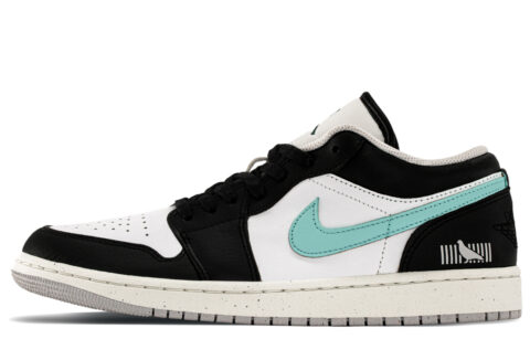 Jordan Air Jordan 1 Abrasion Resistant Breathable Abrasion Resistant Breathable Low top Vintage Basketball Shoes Unisex