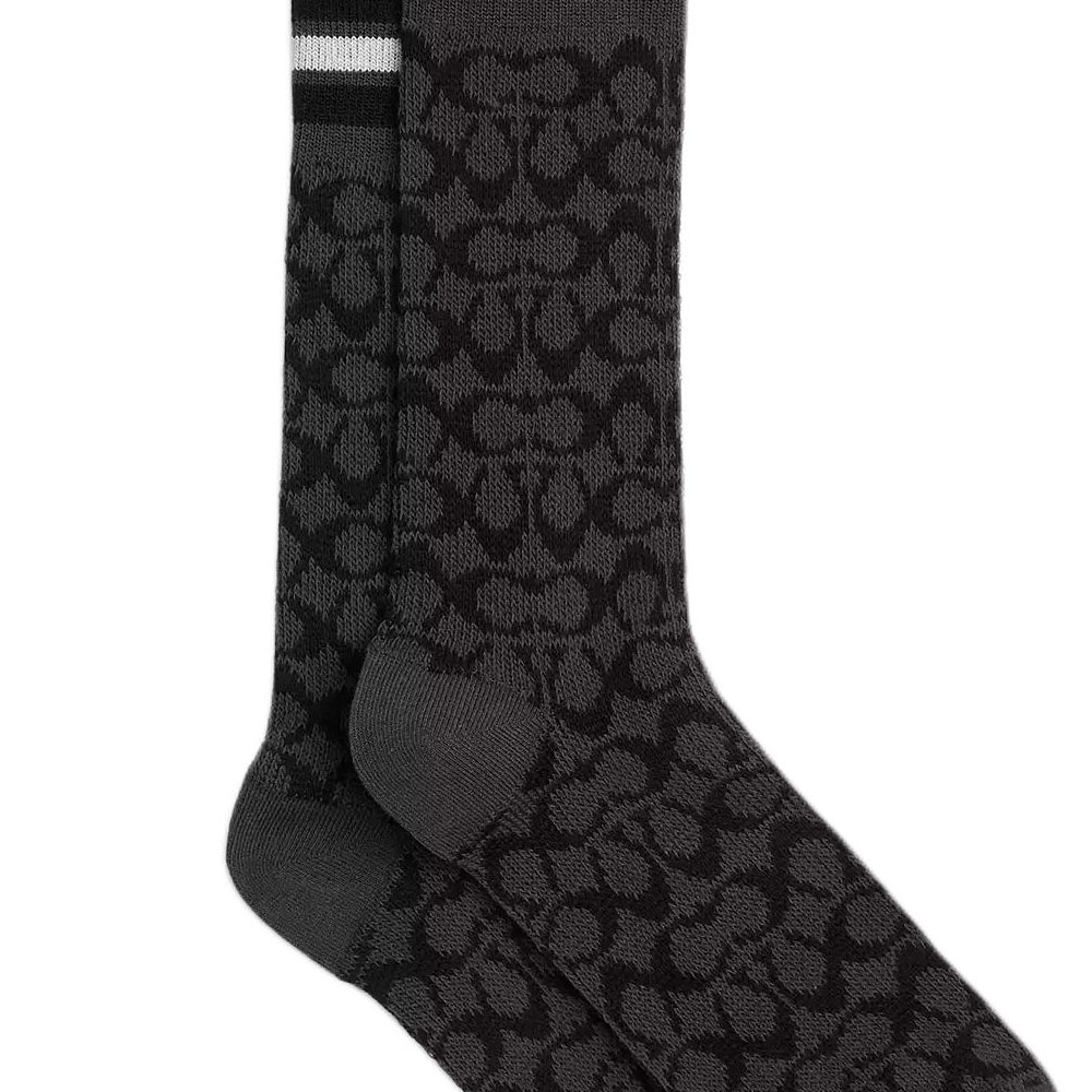 COACH Mid Calf Socks Unisex 1 Pack