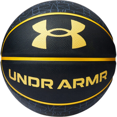 Under Armour Basketball Black Gold Size 7 Ball Training Competition Unisex