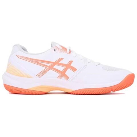 ASICS COURT HUNTER FF Mesh Cushioning Abrasion Resistant Breathable Low top Badminton Shoes Women’s Orange White