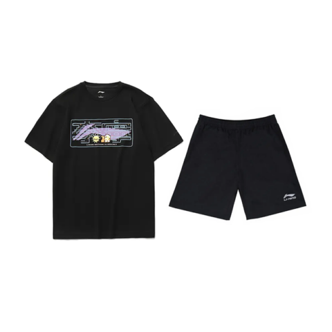 Li Ning Casual Sportswear Unisex Black+Black