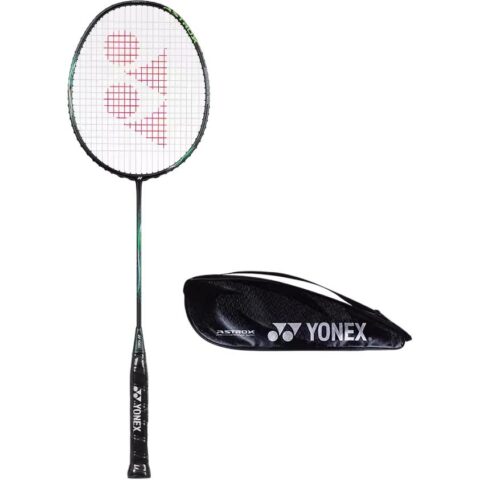 YONEX Tianfu AX Jet Black BKEX Full Carbon Badminton Rackets Offensive Type Heavy Head, Stiff Shaft Entry level Black