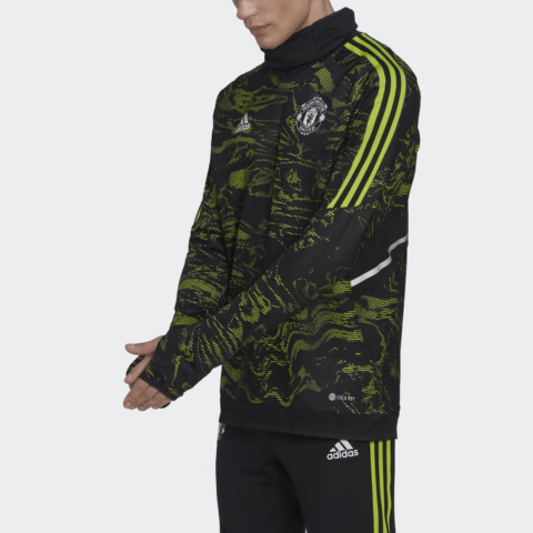 Adidas Manchester United Condivo 22 Pro Warm Top Soccer Jersey Men’s Green