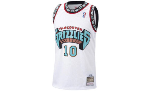 Mitchell & Ness Vancouver Grizzlies Home 1998 99 Mike Bibby Swingman Jersey