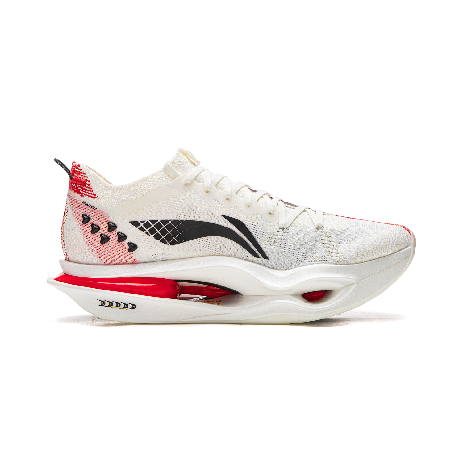 Li Ning Feidian 6 ULTRA Low top Carbon Plate Running Shoes Unisex Champagne White