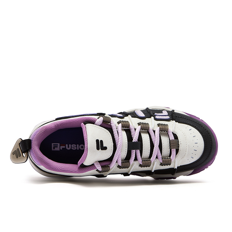 FILA FUSION BUSTER Puffy Shoes Low top Basketball Shoes Women’s Black Snow