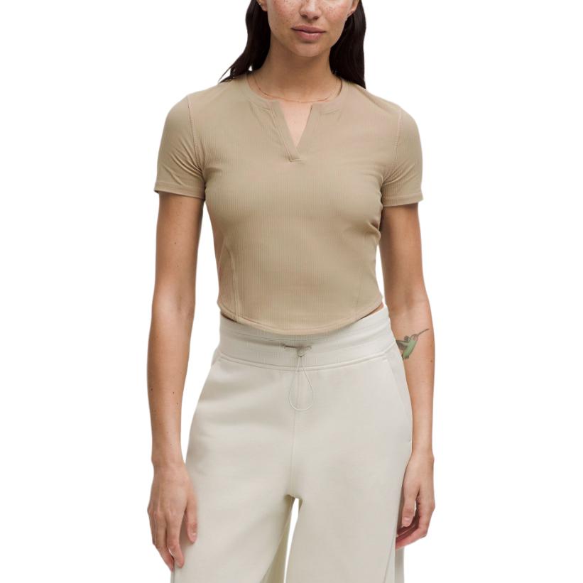 Lululemon T Shirt Women's Sheer Oak