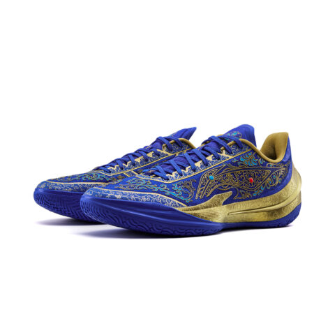 Li Ning Blade 5 V2 Cushioning Slip Resistant Breathable Low top Basketball Shoes Men’s Blue