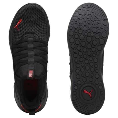 PUMA SOFTRIDE Carson Slip Resistant Abrasion Resistant Low top Casual City Commuting Running Shoes Unisex Black Red