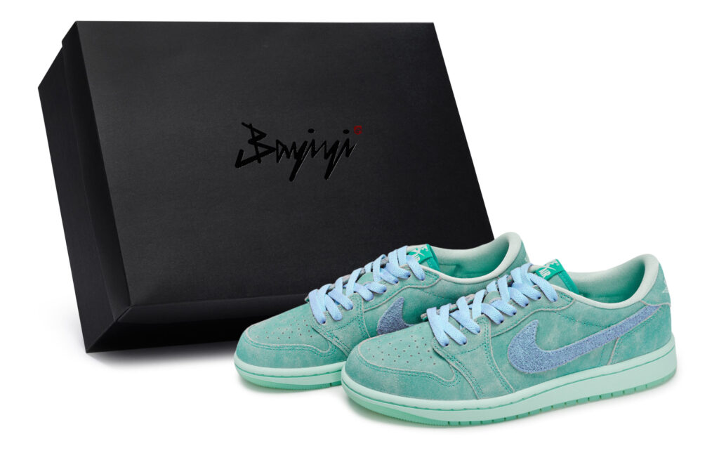 Jordan Air Jordan 1 Vintage Basketball Shoes Women’s Low Top Blue/Green