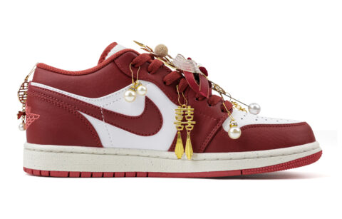 Jordan Air Jordan 1 Vintage Basketball Shoes Unisex Low Top White