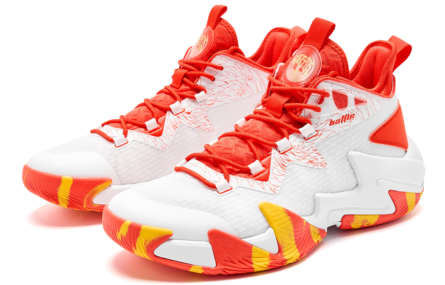QIAODAN Cushioning Slip Resistant Abrasion Resistant Breathable Coverage Rebound High top Basketball Shoes Men’s