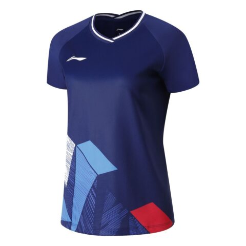 Li Ning Badminton Jerseys Men’s V Neck Moderate