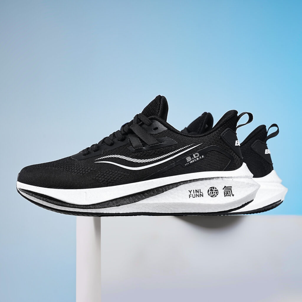 BTE Cushioning Slip Resistant Abrasion Resistant Height Increasing Rebound Low top Carbon Plate Marathon Running Shoes