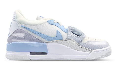 Jordan Legacy 312 Low top Vintage Basketball Shoes Unisex White Blue Gray