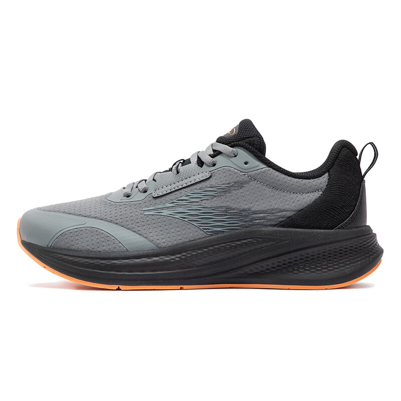 361° Wing 4.0 Cushioning Slip Resistant Abrasion Resistant Low top Running Shoes Men's Gray Black