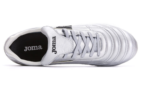 Joma FG Firm Ground Slip Resistant Abrasion Resistant Slip Resistant Abrasion Resistant Soccer Shoes Men’s Silver