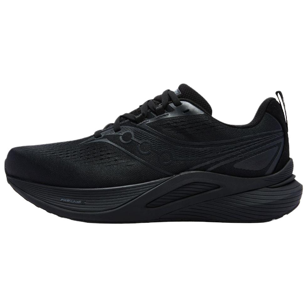 Saucony Tempus TanTu 3 Waterproof Support Lightweight Rebound Running Shoes Unisex Black