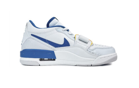 Jordan Legacy 312 Cushioning Slip Resistant Abrasion Resistant Low top Vintage Basketball Shoes Men’s Blue White