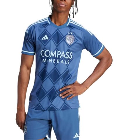 Adidas Free Shipping With AdiClub Sporting Kansas City 24/25 Away Authentic Jersey