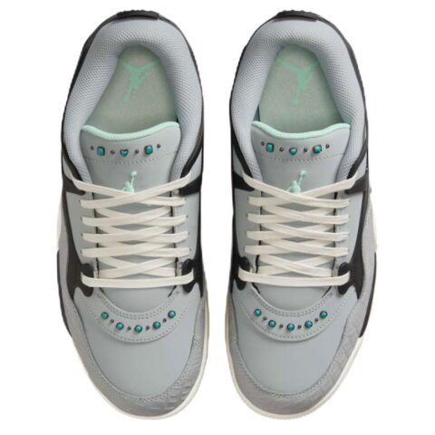 Jordan Air Jordan 4 Low top Vintage Basketball Shoes Men’s Gray Black