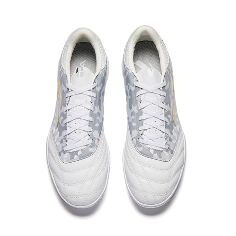 Anta TF Turf Soccer Shoes Men’s White Gray