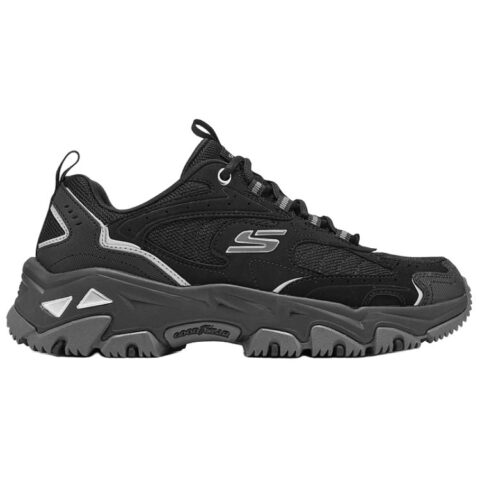 Skechers Abrasion Resistant Grip Low top Hiking Shoes Women’s Charcoal Black