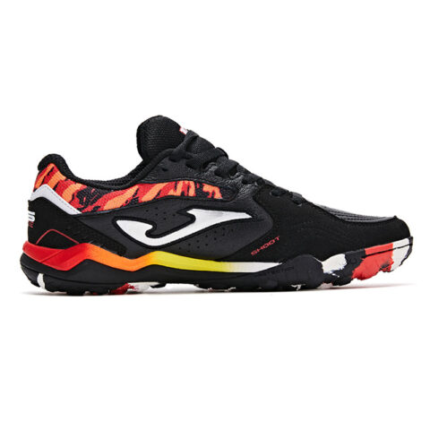 Joma TT Turf Artificial Turf Abrasion Resistant Five A Side Soccer Shoes Black Red