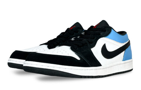 Jordan Air Jordan 1 Carolina Blue, Trendy Toy, Special Shopping Bag Abrasion Resistant Abrasion Resistant Low top