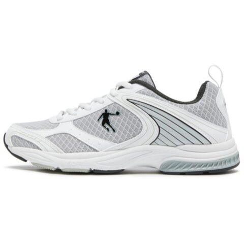 QIAODAN Abrasion Resistant Abrasion Resistant Low top Running Shoes Men’s White Black