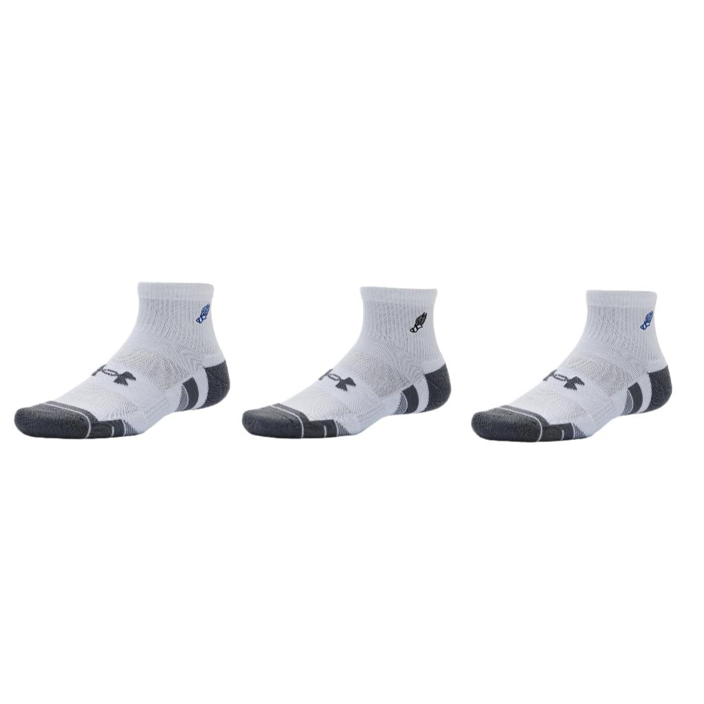 Under Armour PerformanceTech UA Crew Socks Unisex 3 Pack White