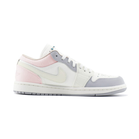 Jordan Air Jordan 1 Creative Art Abrasion Resistant Abrasion Resistant Low top Vintage Basketball Shoes Women’s