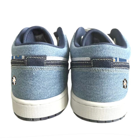 Jordan Air Jordan 1 Fashion Low top Vintage Basketball Shoes Men’s Blue