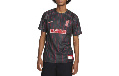 Nike LeBron X Liverpool F.C. Dri FIT Stadium Soccer Jersey