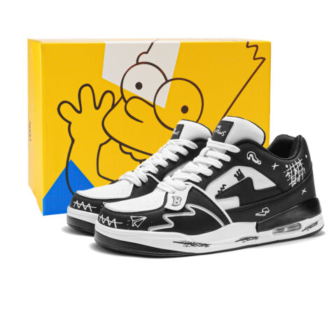 The Simpsons Low top Vintage Basketball Shoes Unisex
