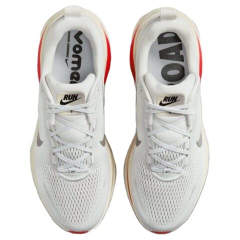 Nike Vomero 18 Platinum Tint Siren Red Light Smoke Grey Metallic Pewter