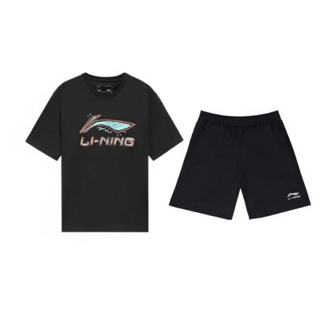 Li Ning Casual Sportswear Unisex Black+Black
