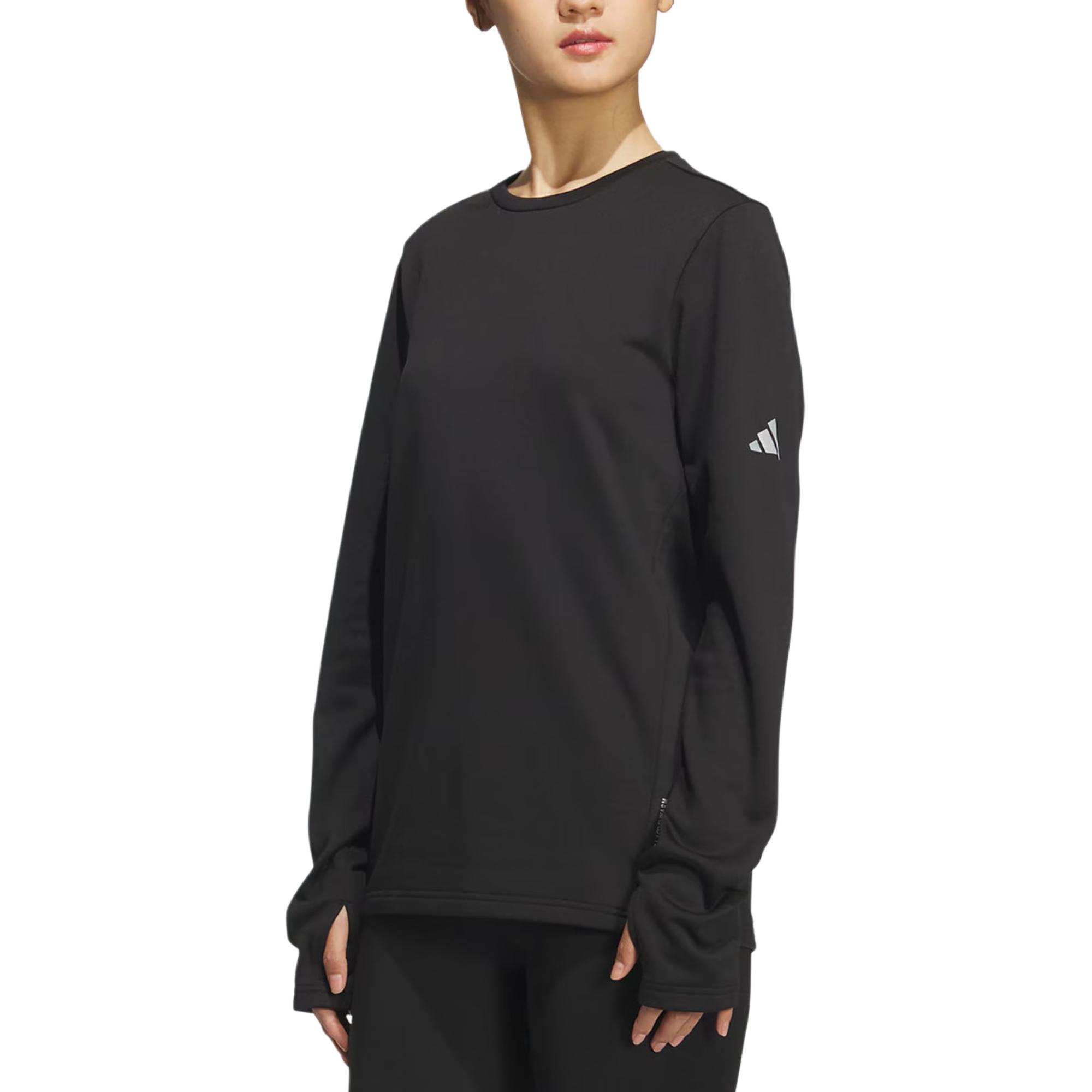 Adidas Running T Shirts Unisex Black/Dark Silver Gray Moderate