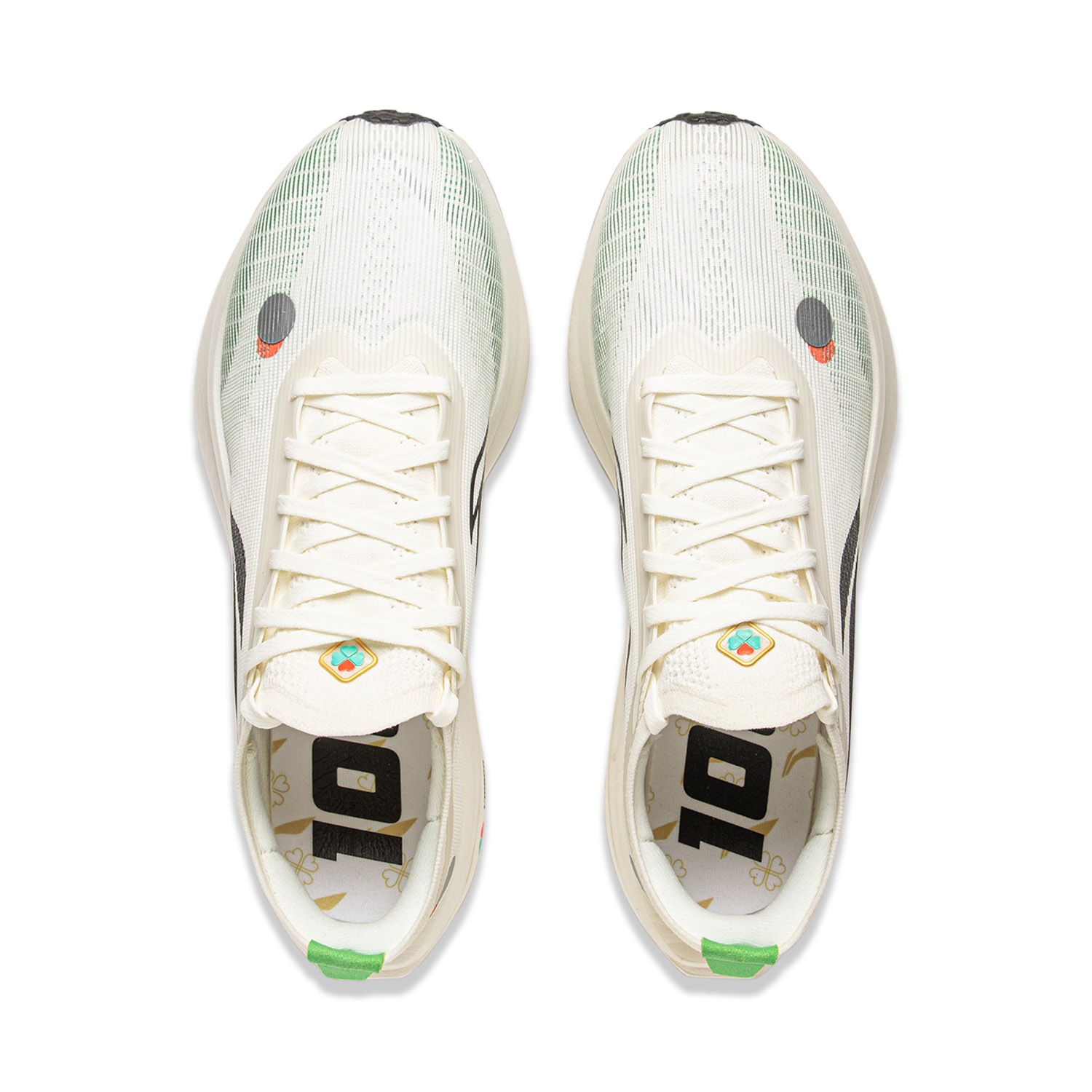 Li Ning Feidian 5 ELITE Low top Carbon Plate, Li Ning Ankle Pillow Technology Running Shoes Unisex Ivory