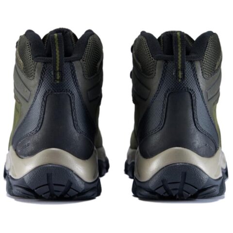 Columbia Newton Ridge Plus 2 Slip Resistant Abrasion Resistant Mid top Hiking Shoes Men’s Dark Green