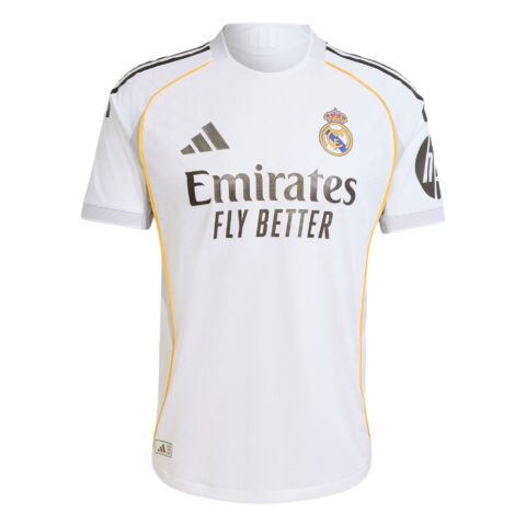 Adidas Free Shipping with adiClub Real Madrid 25/26 Home Authentic Jersey