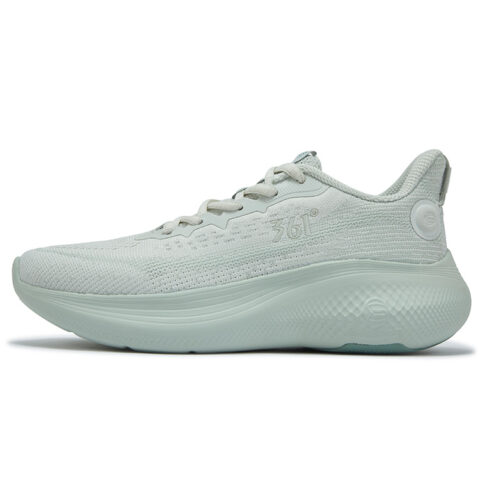 361° Slip Resistant Abrasion Resistant Low top Casual Running Shoes Women's White Green