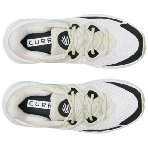 Under Armour Curry Splash 24 Slip Resistant Abrasion Resistant Low top Basketball Shoes Unisex Ecru