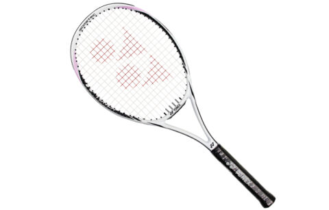 YONEX 21SMHGE 290g Racket Weight 100 Square Inches Head Size Beginner White Unisex Carbon aluminum Alloy Tennis Rackets