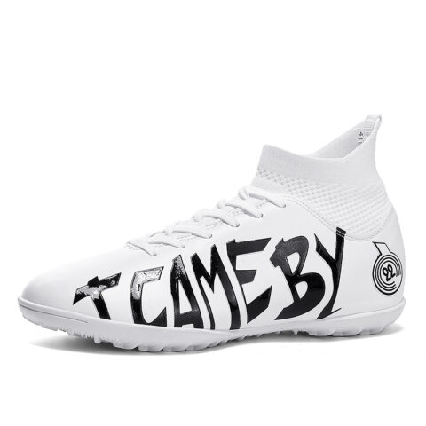 SHUANGDING Slip Resistant TF Turf Artificial Turf Synthetic Leather Soccer Shoes Unisex