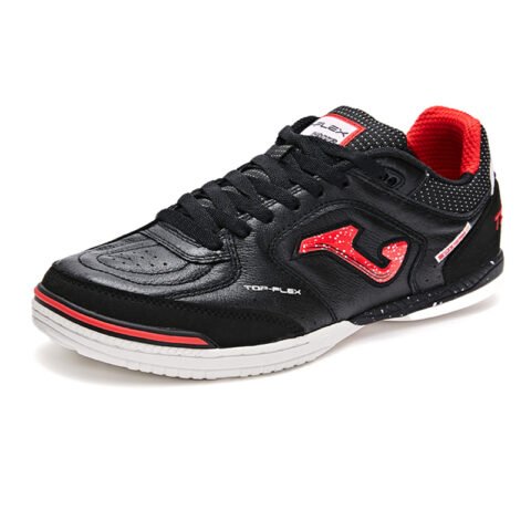 Joma IC/in Indoor Leather Five A Side Soccer Shoes Men’s Black Red