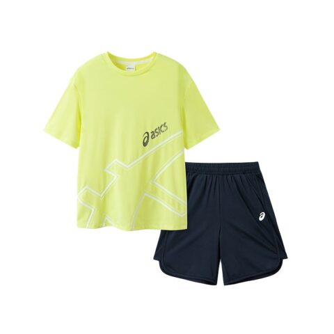 Asics Casual Sportswear Sports Performance SS25 3000 Yellow Children Aged 3 7 Years Old